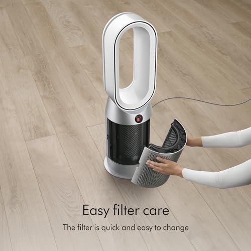 Dyson Purifier Hot+Cool™ HP07 Air Purifier, Heater, and Fan - White/Silver, Large